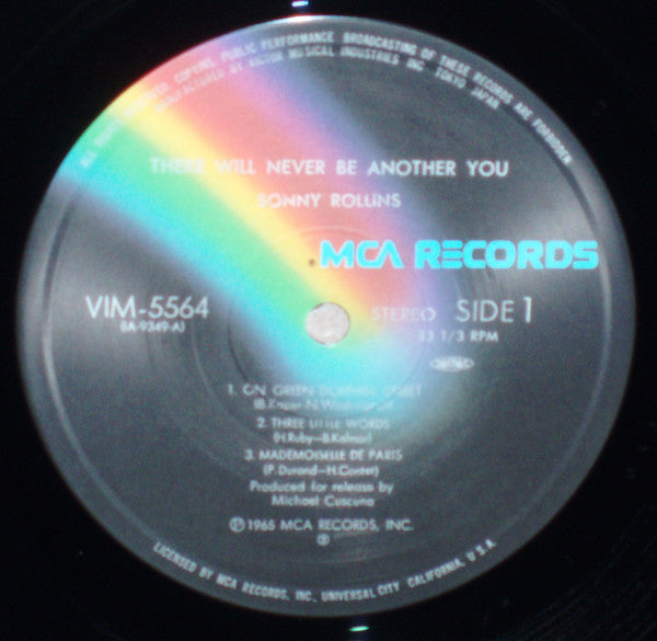 Sonny Rollins - There Will Never Be Another You (Vinyl, LP, Album, Reissue) Very Good (VG) / Very Good (VG)