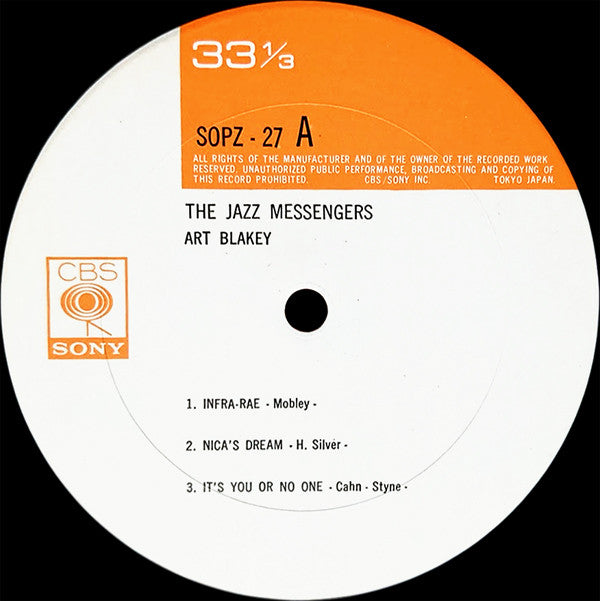 Art Blakey & The Jazz Messengers - The Jazz Messengers (Vinyl, LP, Album, Reissue, Mono) Good Plus (G+) / Very Good (VG)