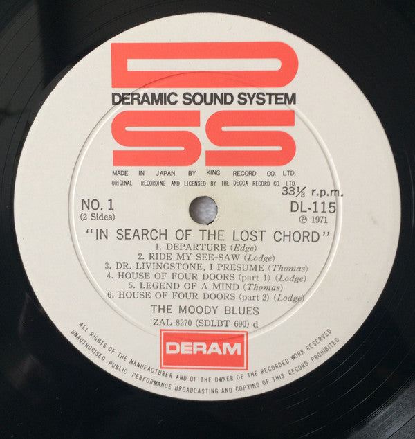 The Moody Blues - In Search Of The Lost Chord (Vinyl, LP, Album, Re...