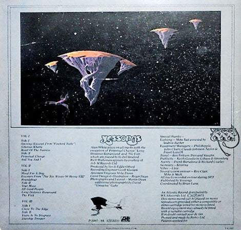 Yes - Yessongs (Vinyl, LP, Album)