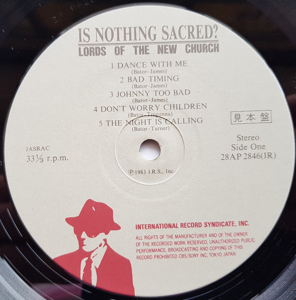 Lords Of The New Church - Is Nothing Sacred? (Vinyl, LP, Album, Promo) Near Mint (NM or M-) / Near Mint (NM or M-)