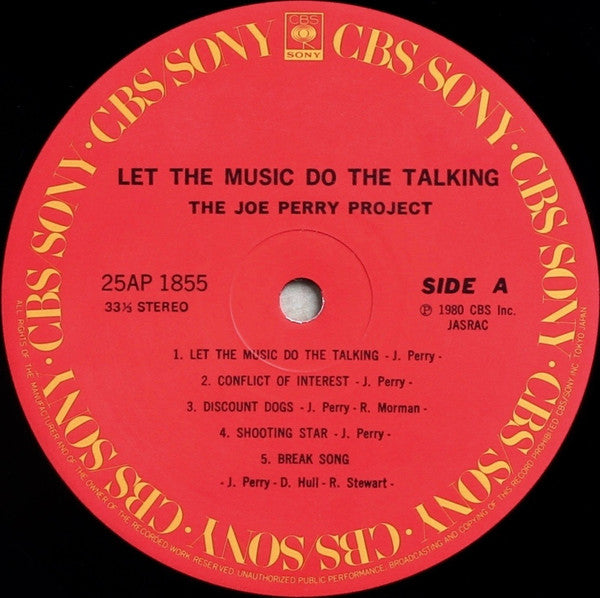 The Joe Perry Project - Let The Music Do The Talking (Vinyl, LP, Al...