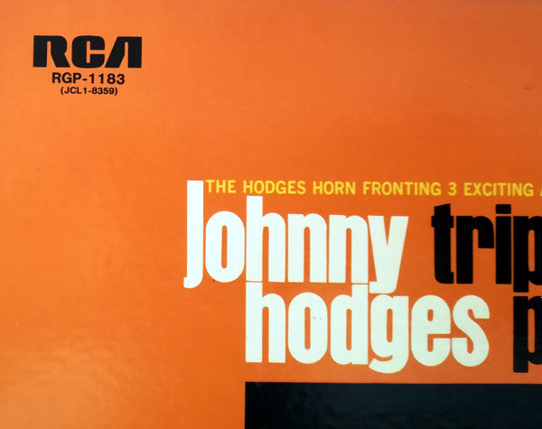 Johnny Hodges - Triple Play (Vinyl, LP, Stereo) Very Good Plus (VG+) / Very Good Plus (VG+)