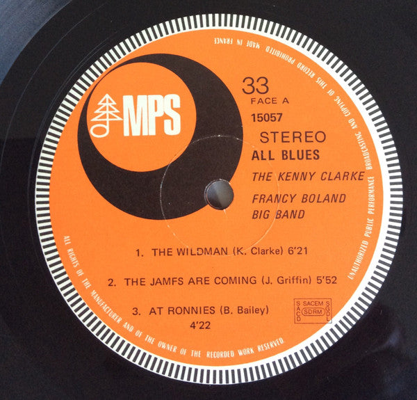 Clarke-Boland Big Band - All Blues (Vinyl, LP, Album) Very Good (VG) / Good Plus (G+)