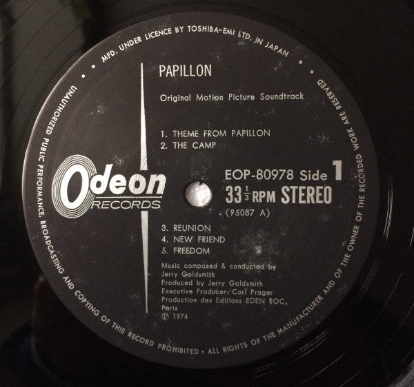 Jerry Goldsmith - Papillon (Bande Sonore Originale Du Film = Origin...