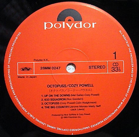 Cozy Powell - Octopuss (Vinyl, LP, Album)