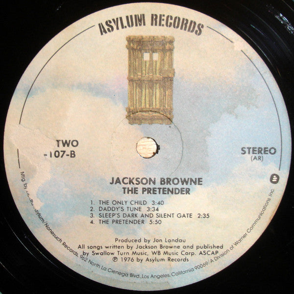 Jackson Browne - The Pretender (Vinyl, LP, Album, Reissue, Stereo) Very Good (VG) / Very Good (VG)