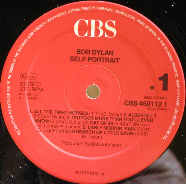Bob Dylan - Self Portrait (2xVinyl, LP, Album, Reissue, Stereo) Near Mint (NM or M-) / Near Mint (NM or M-)