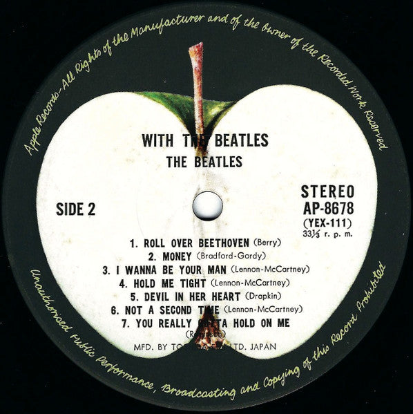 The Beatles - With The Beatles = ステレオ! これがビートルズ Vol.2 (Vinyl, LP, A...