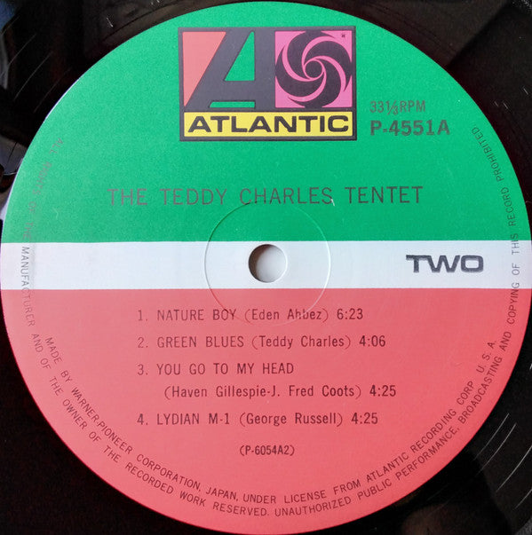 The Teddy Charles Tentet - The Teddy Charles Tentet (Vinyl, LP, Album, Reissue, Mono) Very Good Plus (VG+) / Very Good (VG)