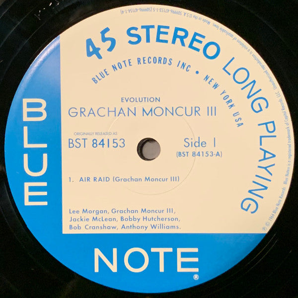 Grachan Moncur III - Evolution (2xVinyl, LP, 45 RPM, Album, Limited Edition, Numbered, Reissue, Remastered, Stereo) Very Good Plus (VG+) / Near Mint (NM or M-)