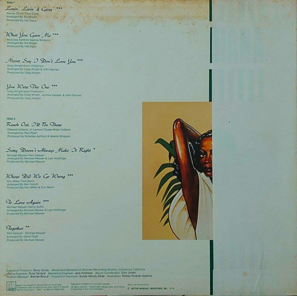 Diana Ross - Ross (Vinyl, LP, Album, Stereo) Very Good Plus (VG+) / Very Good Plus (VG+)
