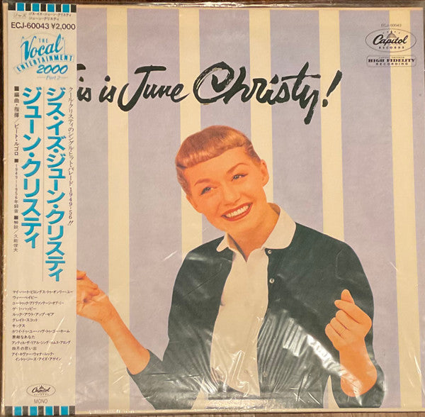 June Christy - This Is June Christy! (Vinyl, LP, Album, Mono, Reissue) Near Mint (NM or M-) / Very Good Plus (VG+)