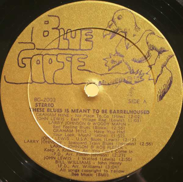 Various - These Blues Is Meant To Be Barrelhoused (Vinyl, LP, Stereo) Good Plus (G+) / Good Plus (G+)