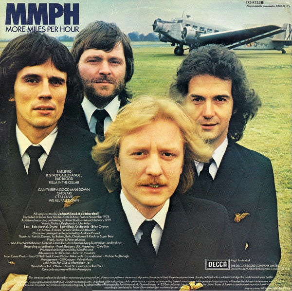 John Miles - MMPH - More Miles Per Hour (Vinyl, LP, Album, Stereo) Near Mint (NM or M-) / Very Good Plus (VG+)