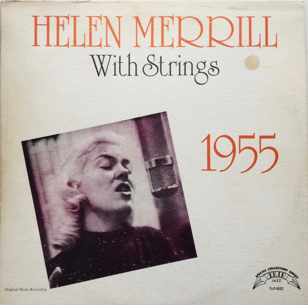 Helen Merrill - Helen Merrill With Strings (Vinyl, LP, Album, Reissue, Mono) Very Good (VG) / Near Mint (NM or M-)