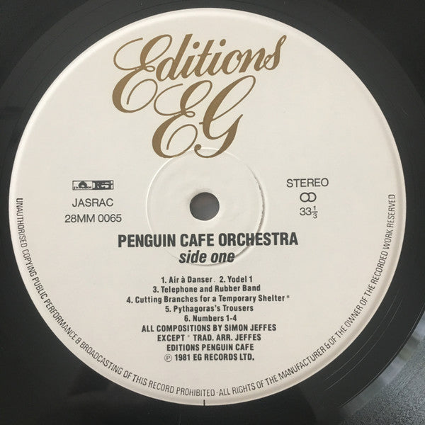 Penguin Cafe Orchestra - Penguin Cafe Orchestra (Vinyl, LP, Album)