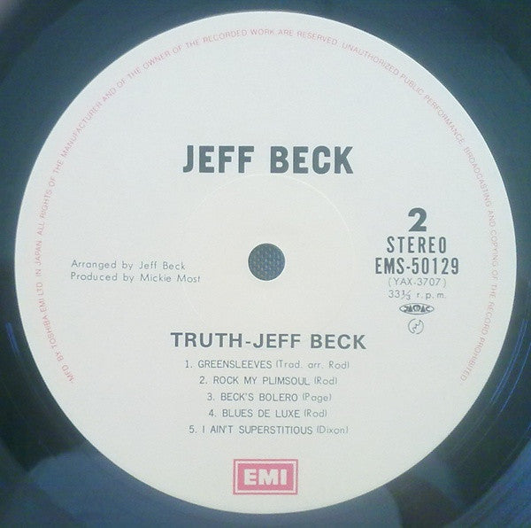 Jeff Beck - Truth (Vinyl, LP, Album, Reissue)