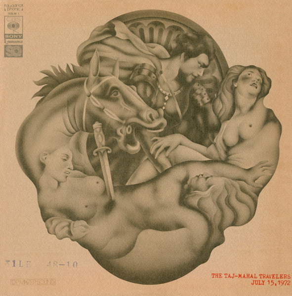 The Taj-Mahal Travellers - July 15, 1972 (Vinyl, LP, Promo, Quadraphonic) Very Good (VG) / Good Plus (G+)
