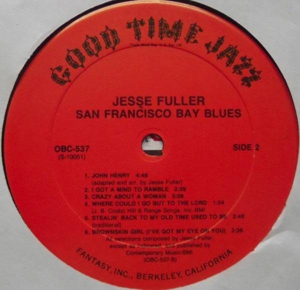 Jesse Fuller - San Francisco Bay Blues (Vinyl, LP, Album, Stereo, R...