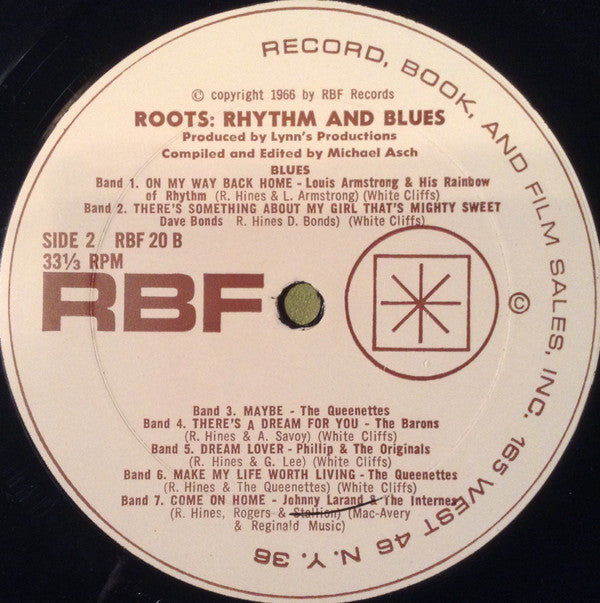 Various - Roots: Rhythm And Blues (Vinyl, LP, Compilation) Good Plus (G+) / Good Plus (G+)