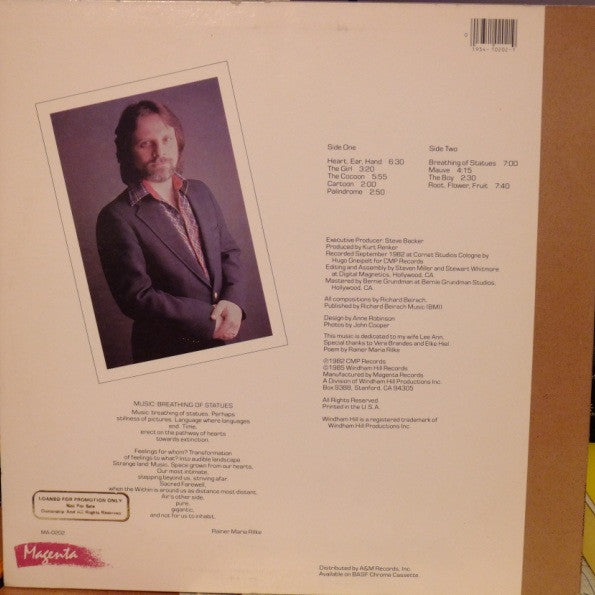 Richard Beirach - Breathing Of Statues (Vinyl, LP, Album) Very Good Plus (VG+) / Very Good (VG)