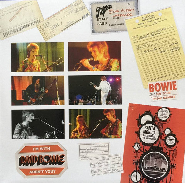 David Bowie - Santa Monica '72 (2xVinyl, LP, Album, Partially Unofficial, Remastered, Stereo) Very Good (VG) / Very Good Plus (VG+)