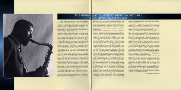 The Modern Jazz Quartet - The Modern Jazz Quartet At Music Inn (Volume 2) (Vinyl, LP, Album, Limited Edition, Numbered, Reissue, Remastered, Special Edition, Stereo) Very Good Plus (VG+) / Very Good Plus (VG+)