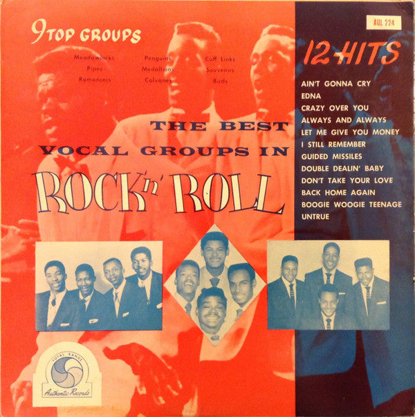 Various - The Best Vocal Groups In Rock 'N' Roll (Vinyl, LP, Compilation, Reissue) Good Plus (G+) / Very Good (VG)