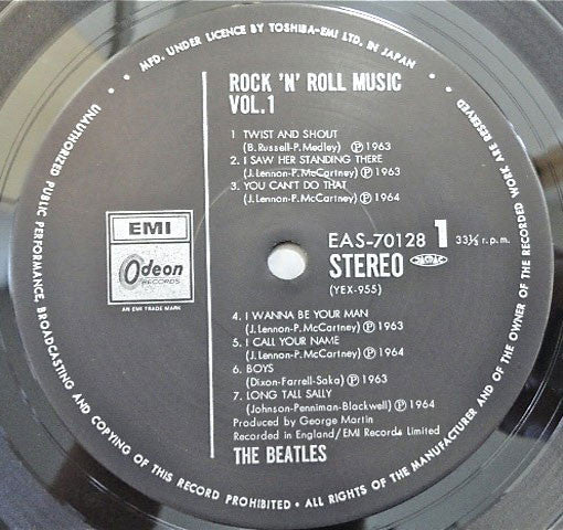The Beatles - Rock'n'Roll Music, Volume 1 (Vinyl, LP, Compilation)