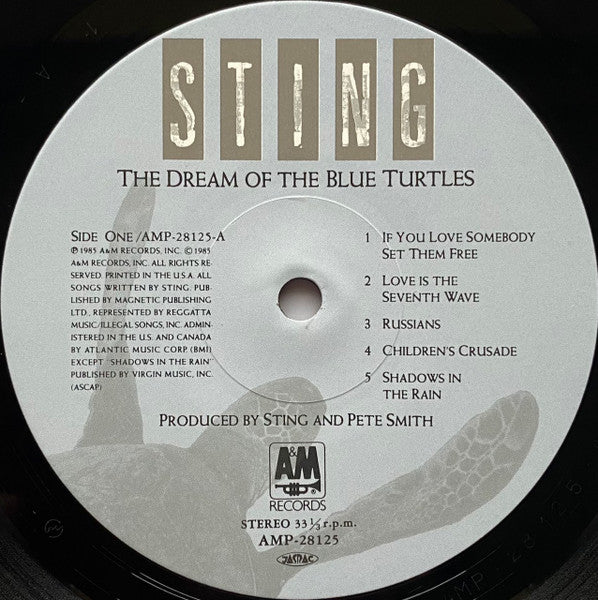 Sting - The Dream Of The Blue Turtles (Vinyl, LP, Album)