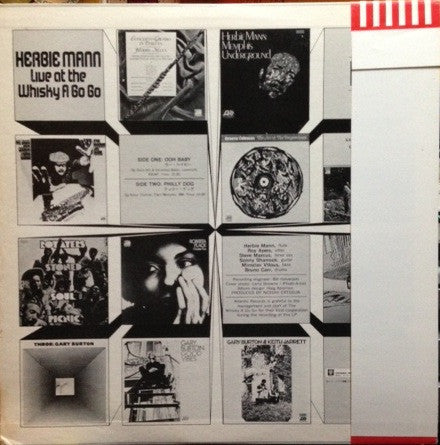 Herbie Mann - Live At The Whisky A Go Go (Vinyl, LP, Album, Reissue) Good Plus (G+) / Very Good (VG)
