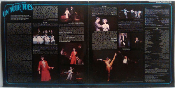 Rodgers & Hart - On Your Toes - Original 1983 Broadway Cast (2xVinyl, LP, Album, Stereo) Near Mint (NM or M-) / Very Good Plus (VG+)