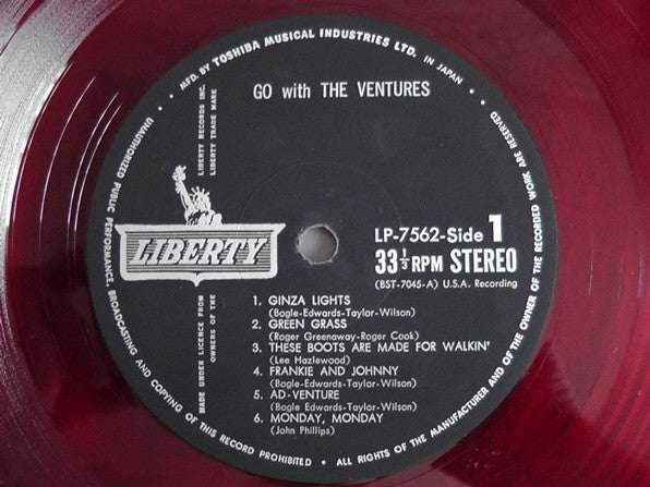 The Ventures - Go With The Ventures (Vinyl, LP, Album, Stereo)