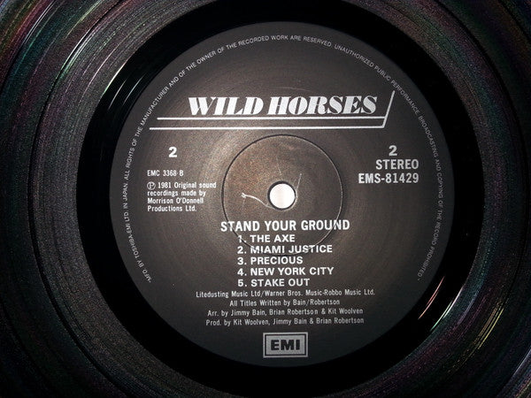 Wild Horses - Stand Your Ground (Vinyl, LP, Album) Near Mint (NM or M-) / Very Good Plus (VG+)
