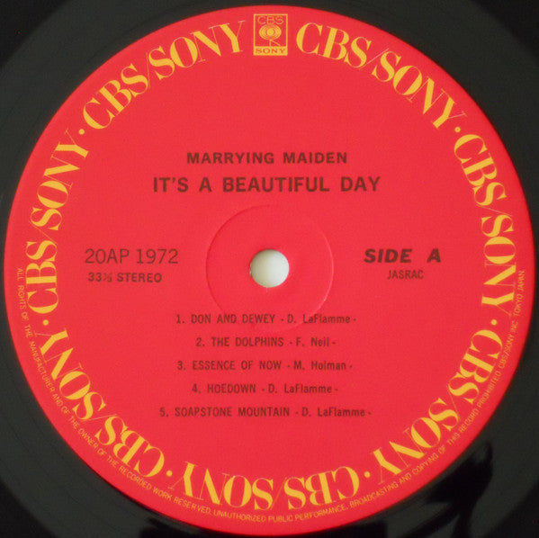It's A Beautiful Day - Marrying Maiden (Vinyl, LP, Album, Reissue) Very Good Plus (VG+) / Very Good Plus (VG+)