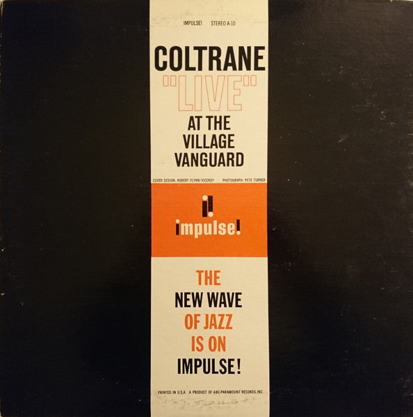 John Coltrane - "Live" At The Village Vanguard (Vinyl, LP, Album, Reissue, Stereo) Very Good (VG) / Very Good Plus (VG+)