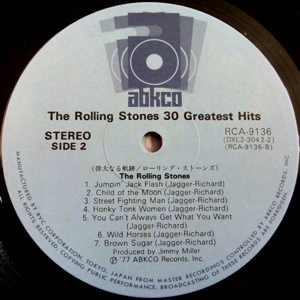 The Rolling Stones - 30 Greatest Hits (Vinyl, LP, Compilation, Stereo)