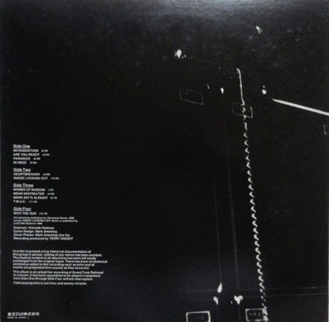 Grand Funk Railroad - Live Album (2xVinyl, LP, Album, Reissue) Very Good Plus (VG+) / Very Good Plus (VG+)