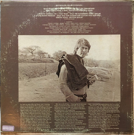 Billy Joe Shaver - Old Five And Dimers Like Me (Vinyl, LP, Album, Stereo) Very Good (VG) / Very Good (VG)