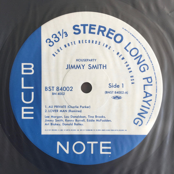 Jimmy Smith - House Party (Vinyl, LP, Album, Limited Edition, Reissue, Stereo) Very Good (VG) / Very Good Plus (VG+)