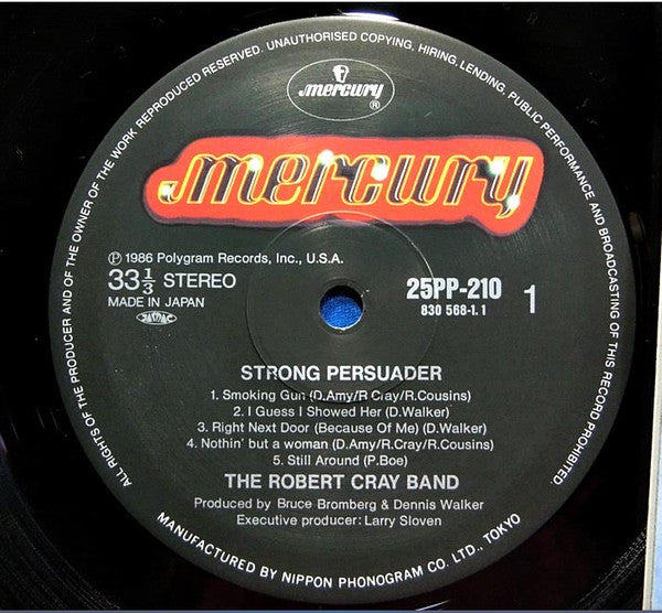 Robert Cray - Strong Persuader (Vinyl, LP, Album)