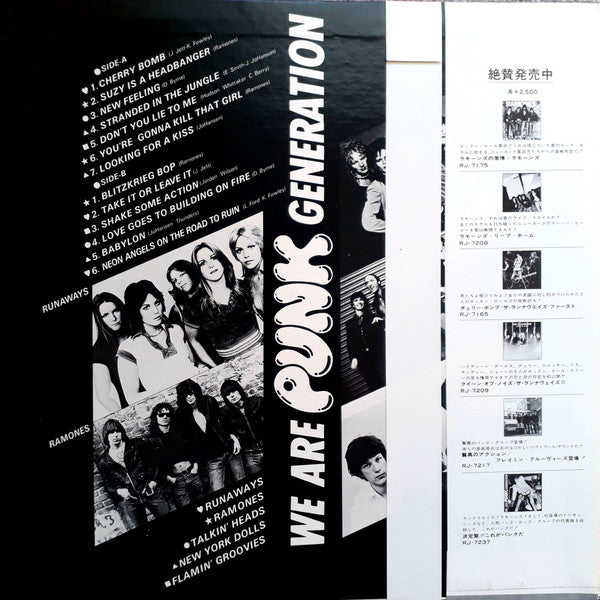 Various - We Are Punk Generation = 決定盤!! これがパンクだ (Vinyl, LP, Compilation) Very Good Plus (VG+) / Very Good Plus (VG+)