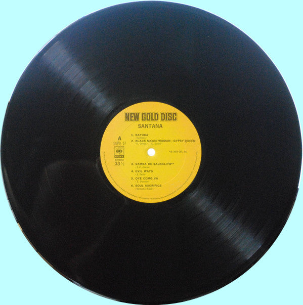 Santana - New Gold Disc (Vinyl, LP, Compilation, Stereo) Very Good (VG) / Very Good Plus (VG+)