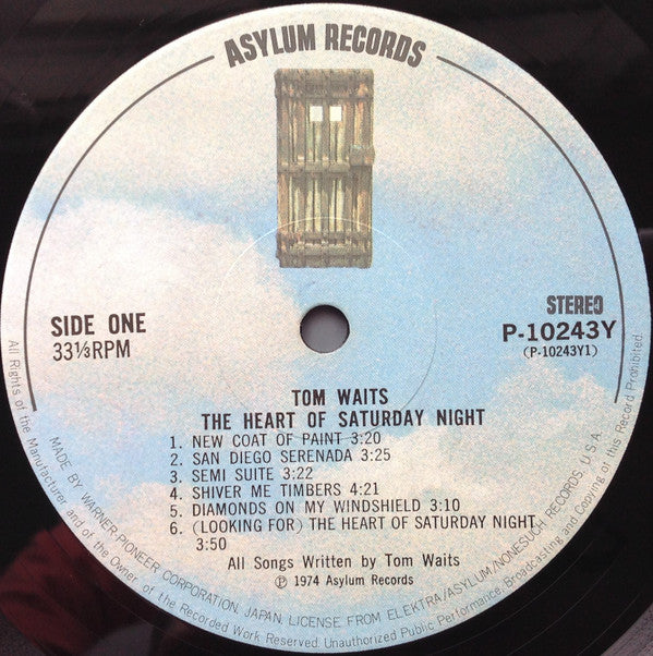 Tom Waits - The Heart Of Saturday Night = 土曜日の夜 (Vinyl, LP, Album, ...