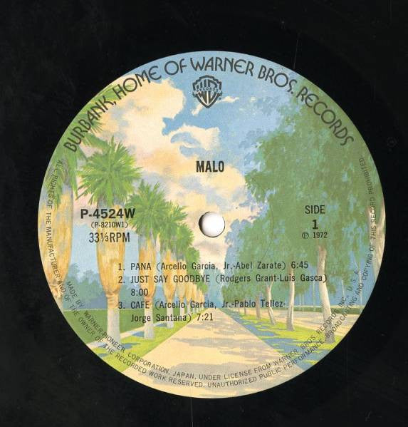 Malo (2) - Malo (Vinyl, LP, Album, Limited Edition, Reissue) Very Good (VG) / Very Good (VG)