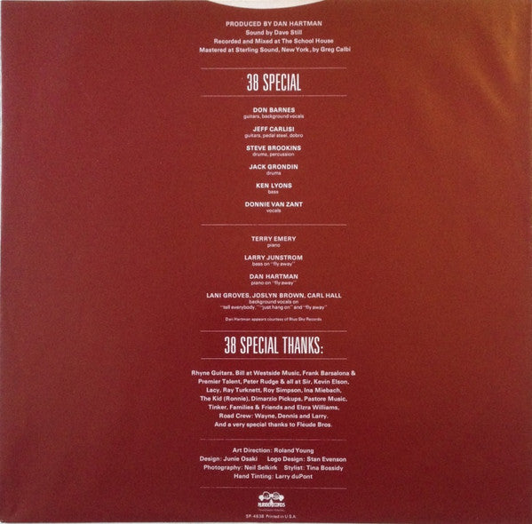 38 Special (2) - 38 Special (Vinyl, LP, Album) Good Plus (G+) / Very Good Plus (VG+)