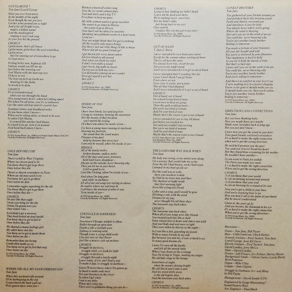 Tom Jans - The Eyes Of An Only Child (Vinyl, LP, Album) Very Good Plus (VG+) / Very Good Plus (VG+)