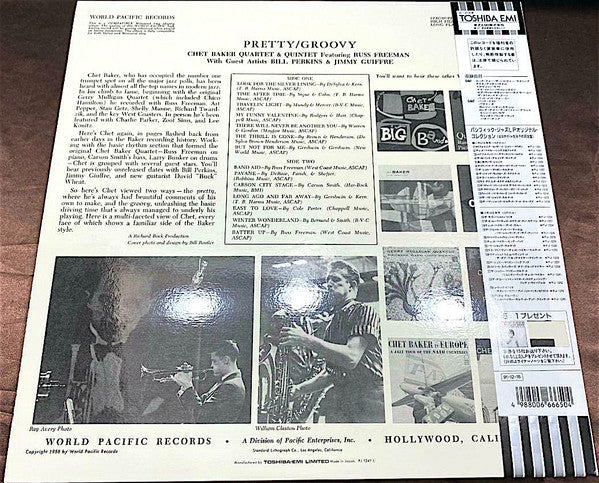 Chet Baker - Pretty/Groovy (Vinyl, LP, Compilation, Reissue, Mono) Near Mint (NM or M-) / Very Good Plus (VG+)