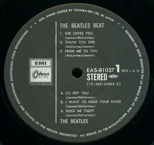 The Beatles - The Beatles Beat (Vinyl, LP, Compilation, Reissue) Very Good (VG) / Good Plus (G+)